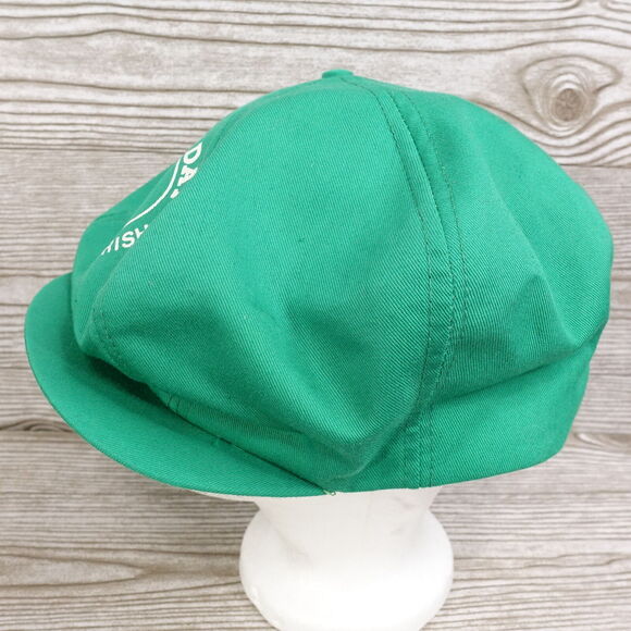 VINTAGE ST PATTYS DAY GREEN ADJUSTABLE NEWSBOYS HAT CAP - Picture 4 of 10